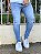 Calça Jeans Masculina Super Skinny Clara Básica Sem Rasgo Tadaw - Imagem 2