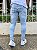 Calça Jeans Masculina Super Skinny Clara Sem Rasgo Texturizada - Imagem 4