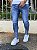 Calça Jeans Masculina Super Skinny Média Básica Sem Rasgo - Imagem 3