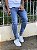 Calça Jeans Masculina Super Skinny Média Básica Sem Rasgo - Imagem 5