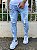 Calça Jeans Masculina Super Skinny Clara Delavê Patch Caveira - Imagem 3