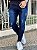 Calça Jeans Masculina Super Skinny Escura Detalhe Destroyed Leve - Imagem 4