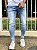 Calça Jeans Masculina Super Skinny Clara Sem Rasgo Lavagem - Imagem 1