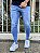 Calça Jeans Masculina Super Skinny Clara Básica Sem Rasgo Detalhes - Imagem 3