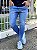 Calça Jeans Masculina Super Skinny Clara Básica Sem Rasgo Detalhes - Imagem 4