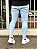 Calça Jeans Masculina Super Skinny Clara Destroyed Compass - Imagem 5