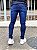 Calça Jeans Básica Masculina Super Skinny Escura Toronto - Imagem 4