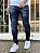Calça Jeans Masculina Super Skinny Black Lavada Destroyed Vip - Imagem 4