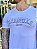 Camiseta Longline Masculina Branca Escritas College Curved - Imagem 5