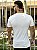 Camiseta Longline Masculina Off White Monalisa Grafite % - Imagem 2