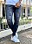 Calça Jeans Masculina Super Skinny Black Lavada Destroyed Vip - Imagem 4