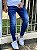 Calça Jeans Masculina Super Skinny Escura Sem Rasgo Detalhes Mininals - Imagem 3