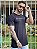 Camiseta Longline Masculina Full Black Escritas Classica - Imagem 4