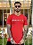 Camiseta Longline Masculina Vermelha Escritas Classica - Imagem 1