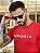 Camiseta Longline Masculina Vermelha Escritas Classica - Imagem 3