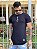 Camiseta Longline Masculina Preta King Assinatura Lateral # - Imagem 2