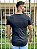 Camiseta Longline Masculina Preta Leão Premium # - Imagem 3