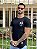 Camiseta Longline Masculina Preta Rose California # - Imagem 3