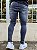 Calça Jeans Masculina Super Skinny Cinza Lavada Básica - Imagem 4