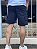 Shorts Sarja Masculino Preto Cargo Sem Estampa # - Imagem 4