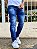 Calça Jeans Masculina Super Skinny Escura Básica Puidos New - Imagem 3