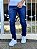 Calça Jeans Skinny Masculina Azul Escuro com Puidos M2 ¬ - Imagem 2