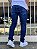Calça Jeans Skinny Masculina Azul Escuro com Puidos M2 ¬ - Imagem 4