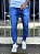 Calça Jogger Skinny Masculina Azul Médio M4 ¬ - Imagem 1