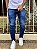 Calça Jeans Masculina Skinny Escura Básica Sem Rasgon London ¬ - Imagem 1