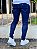 Calça Jeans Masculina Super Skinny Escura Puídos Leves ¬ - Imagem 4