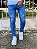 Calça Jeans Masculina Super Skinny Clara Com Puidos  ¬ - Imagem 1