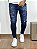 Calça Jeans MAsculina Super Skinny Escura Patch e Personalização - Imagem 1