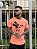 Camiseta Longline Masculina Laranja Neon Mickey Respingo # - Imagem 1