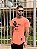Camiseta Longline Masculina Laranja Neon Mickey Respingo # - Imagem 2