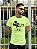 Camiseta Longline Masculina Verde Neon Mickey Respingo # - Imagem 2