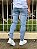 Calça Jeans Masculina Skinny Clara Com Puidos Mônaco ¬ - Imagem 4