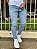Calça Jeans Masculina Skinny Clara Com Puidos Mônaco ¬ - Imagem 3
