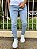 Calça Jeans Masculina Skinny Clara Com Puidos Mônaco ¬ - Imagem 1