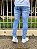 Calça Jeans Masculina Skinny Clara Básica Sem Rasgo V3 ¬ - Imagem 4