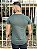 Camiseta Longline Masculina Verde Leão Central Color - Imagem 2