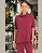 Blusa Gola Alta Zibo 100% algodão - Merlot - Imagem 1
