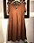 Vestido Jeri Café 100% Algodão - Imagem 2