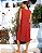 Vestido Maraú Terracota 100% Algodão - Imagem 3