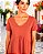 Vestido Jeri Terracota 100% Algodão - Imagem 2