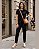 Conjunto Lion Preto Malha Viscose Elastano - Imagem 1