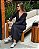 Vestido Menton Viscose com Elastano - Preto - Imagem 2