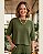 Blusa Básica Nice 100% Algodão Verde - Imagem 1