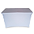 Capa para mesa dobrável Elastano Branca - 183x76x74cm - Imagem 4