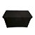 Capa  para mesa dobrável Elastano preta - 122x61x84e91cm - Imagem 3