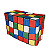 Capa para mesa dobrável Envelope Cubo Mágico - 122x61x84cm - Imagem 2